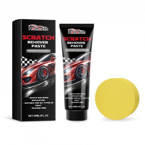 Homonth Car Scratch Repair Paste, Car Paint Scratch Deep Repair Paint Polish Refurbishment Paste 60ml